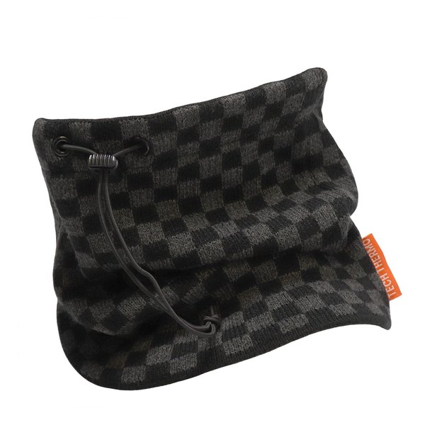 【20日は24時間限定クーポン配布】おたふく手袋 オタフクテブクロBTサーモ ネックウォーマー ニットタイプ ブラックxグレー フリー JW121 BKGY(2553890)