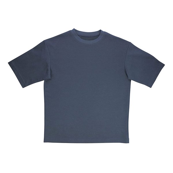 【20日は24時間限定クーポン配布】おたふく手袋 オタフクテブクロFUBAR（フーバー）オーバーサイズ5分袖 クールTシャツ アッシュブルー Mサイズ FB-700アッシュBLM(2564358)