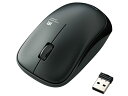 【25日は24時間限定クーポン配布】ELECOM エレコム3ボタン静音ワイヤレス BK ボタン/無線/3 M-IR07DRSBK ブラック(2415290)代引不可