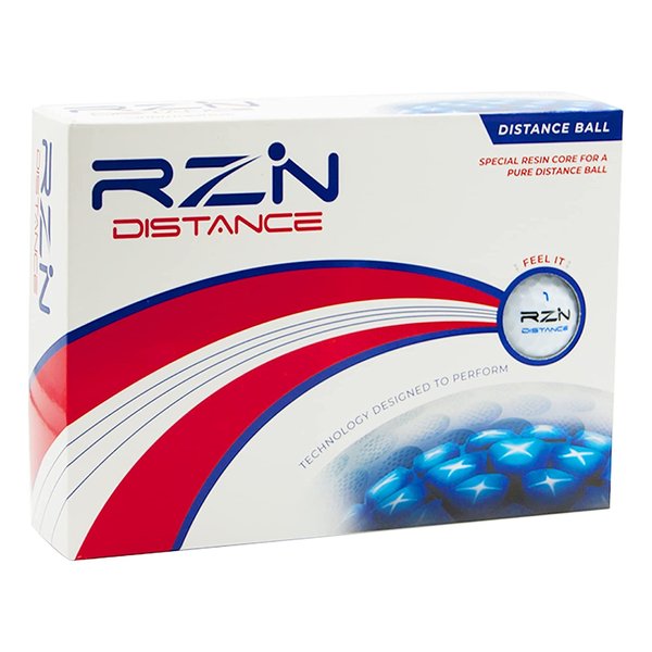 RZN Golf レジンゴルフRZN DISTANCE 1ダース 12個入り レジンゴルフ ゴルフボール ディスタンス RZN-DISTANCE-BOX 2554955 送料無料