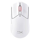 【5/1-5 楽天モバイル会員エントリーでポイント10倍】HyperX ハイパーエックスワイヤレスゲーミングマウス HyperX Pulsefire Haste 2 ホワイト 6N0A9AA(2569753)送料無料