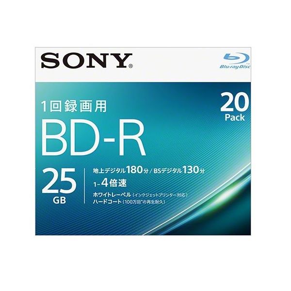 SONY ˡBD-R 4® 20ѥå 20BNR1VJPS4(2432937)̵