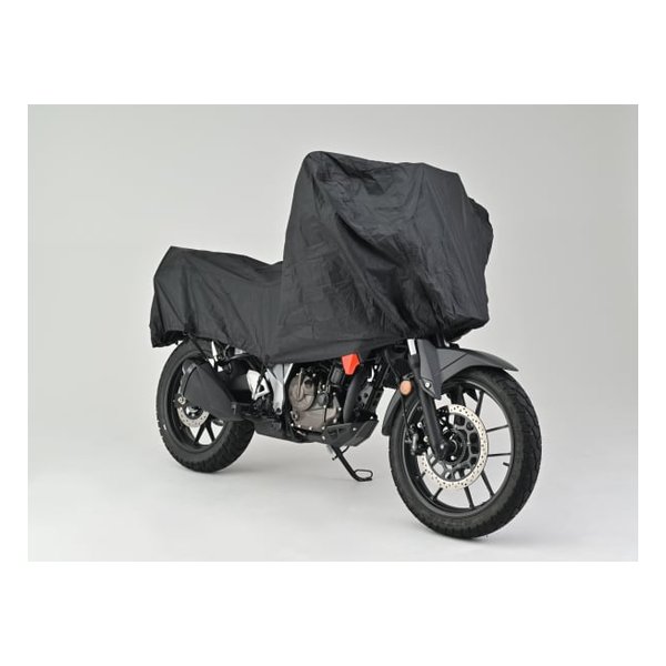 【15日は24時間限定クーポン配布！】DAYTONA デイトナバイクカバー 汎用 ブラックカバー コンパクトハーフカバー ミディアム D22133(2510692)代引不可 送料無料