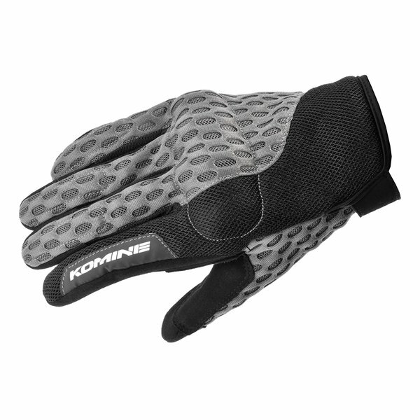 KOMINE コミネグローブ Gloves GK-243プロテクトクーリングメッシュグローブ バサルトグレーMサイズ 06-243/BasaltGY/M(2531669)代引不可 送料無料