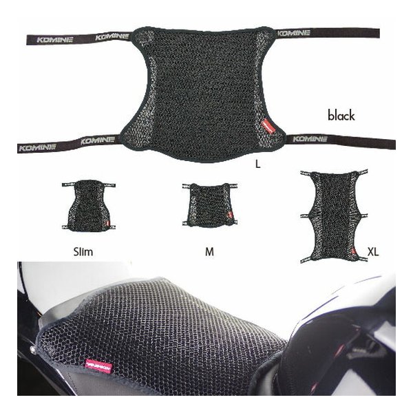 【8/10は要エントリー抽選で最大1万ポイント＆クーポン配布】KOMINE コミネAK-109 3DAIR M-SEAT COVER A/S BLK XL 09-109/BK/XL(2349775)代引不可 送料無料