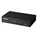 【19日20時~数量限定クーポン配布】BUFFALO バッファローGiga対応 スイッチングハブ 5ポート 金属筐体/電源内蔵モデル マグネット付き LSW6-GT-5NS/BK(2473808)送料無料