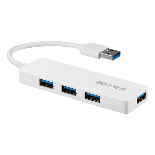 3024ָꥯݥۡBUFFALO ХåեUSB3.0Хѥϥ 4ݡ ۥ磻 BSH4U120U3WH(2486985)̵