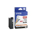 EPSON エプソンインクカートリッジ ICBK78 ブラック ICBK78(2368620)送料無料