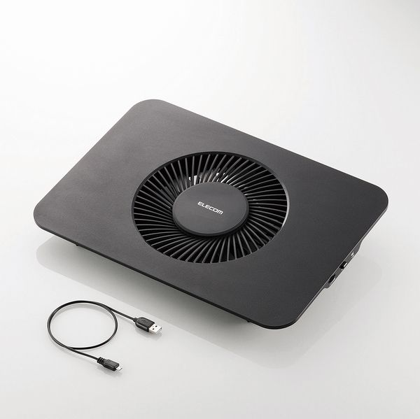 【25日おトクなクーポン配布】ELECOM エレコムノートPC用クーラー 静音・強冷タイプ/15.4〜17インチ対応 SX-CL21LBK ブラック(2382725)代引不可 送料無料