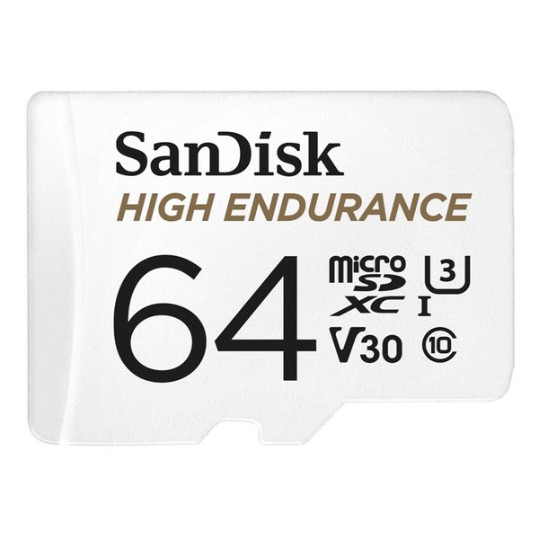 【スーパーSALE限定クーポンあり！】Sandisk サンディスクSDカード microSDXC 64GB High Endurance 高耐久 SDSQQNR-064G-GN6IA(2536261)送料無料