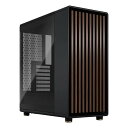【25日は24時間限定クーポン配布】Fractal Design フラクタルデザインミドルタワーPCケース North Charcoal Black TG Dark FD-C-NOR1C-02(2558974)代引不可 送料無料