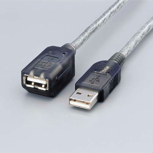 ELECOM エレコムマグネットUSB延長ケーブル2.0m USBEAM2GT(2410744)