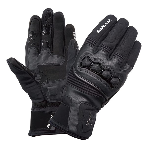 【25日は24時間限定クーポン配布】山城 YAMASIRO ヤマシロバイク用 グローブ 秋冬モデル ideal ID-115 AXIS-EX ブラック XLサイズ ID115BKXL(2543879)送料無料