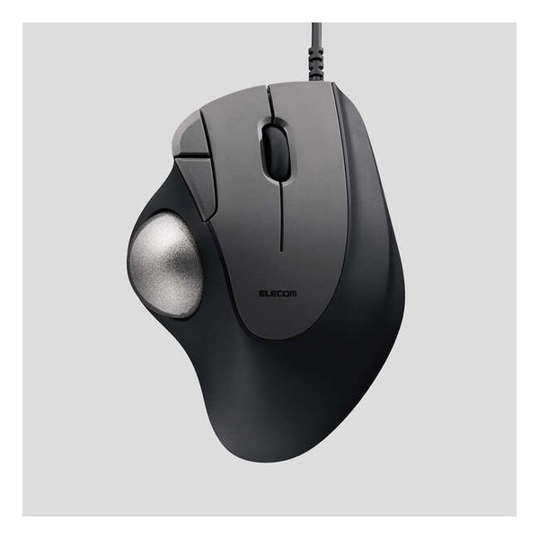 【18日は24時間限定クーポン配布！】ELECOM エレコム有線トラックボール IST5ボタン 人工ルビーモデル ブラック M-IT10URBK(2585804)送料無料