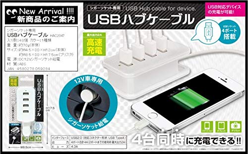 HAC ハックシガーソケット専用USBハ