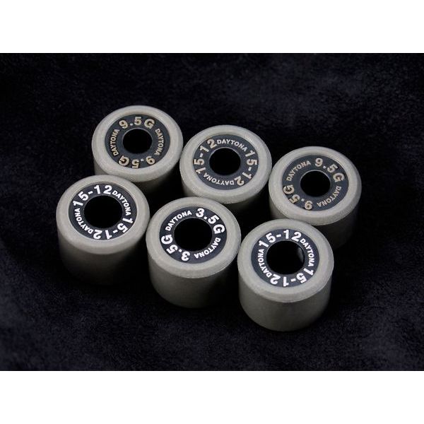 【スーパーSALE限定クーポンあり！】DAYTONA デイトナDWRウエイトローラー3個セット φ20×12mm×6g ヤマハ系 DAYTONA デイトナ 90476 DWRウエイトローラー 3個セット 外形φ20X幅12mm 6.0g(2357923)代引不可