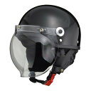 【30日限定クーポン配布】LEAD工業 リードコウギョウバイクヘルメット ジェット CROSS バブルシールド付き ブラック CR-760 フリー CR760バ...