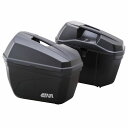 【9日20時〜限定クーポン!】GIVI ジビサイドケース E22ND 無塗装ブラック 左右1セット D90668(2362730)代引不可 送料無料