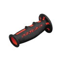 DAYTONA デイトナPRO-GRIP スーパーバイクグリップ#601 耐震GEL 120mm 貫通 レッド/ブラック D98024(2451522)送料無料