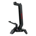 【9日20時〜限定クーポン!】REDRAGON レッドラゴンScepter ELITE USBハブ付ヘッドフォンスタンド ブラック HA311TI(255895...