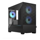 【19日20時~数量限定クーポン配布】Fractal Design フラクタルデザインPop Mini Air RGB Black TG Clear Tint ミニタワー型PCケース FD-C-POR1M-06(2546851)代引不可 送料無料