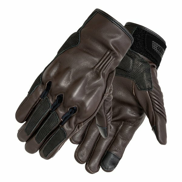 【5日は24時間限定クーポン配布】IDEAL アイディールバイク用 グローブ ID-007 URBAN アーバン レザーグローブ ブラウン Mサイズ ID-007BR/M(2471388)送料無料