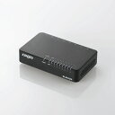 【19日20時~数量限定クーポン配布】ELECOM エレコムGiga対応スイッチングHUB 8ポート ブラック EHC-G08PA2-B(2482711)送料無料
