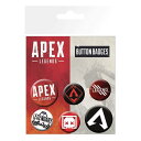 GBeye シービーアイAPEX LEGENDS アイコンバッジセット（6個入り） BP0815(2512735)送料無料