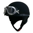 【4日20時〜クーポン配布&5日要エントリー最大1万ポイント】LEAD工業 リードコウギョウCR-750 ビンテージヘルメット マット/BK CR750ビンテー...