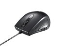 【25日は24時間限定クーポン配布】BUFFALO バッファロー有線 3ボタン IR光学式マウス ブラック BSMRU050BK(2466475)