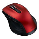 【25日は24時間限定クーポン配布】Nakabayashi ナカバヤシDigio2 F_line 5ボタンBlue LED マウス 無線 Bluetooth 静音 レッド Mサイズ MUS-BKF146R(2507012)送料無料