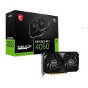 【9日20時〜限定クーポン!】MSI エムエスアイGeForce RTX 4060 搭載 グラフィックスカード GeForce RTX 4060 VENTUS ...