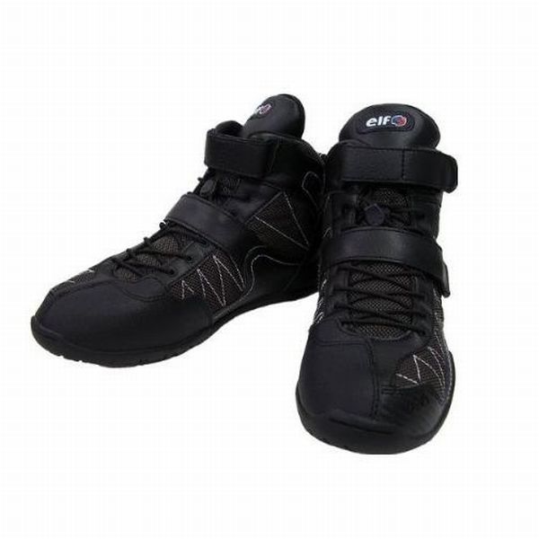 【10日は24時間限定クーポン配布】elf エルフエクサ11 ライディングシューズ ブラック / 25.5cm エクサ11BK255(2274071)代引不可 送料無料