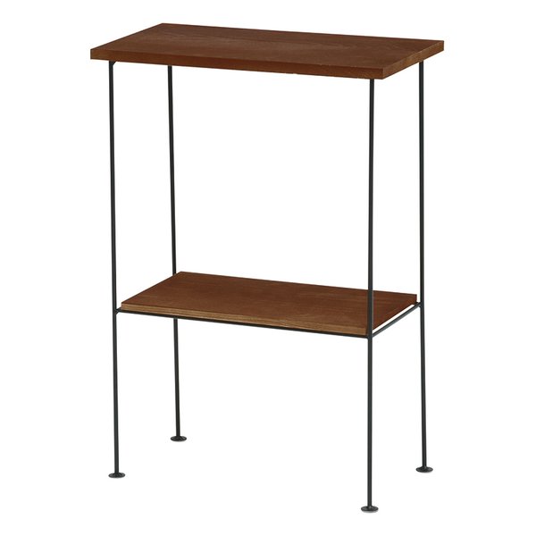 【20日は24時間限定クーポン配布】萩原 ハギハラデポ ラック 幅35×奥行20×高さ50 ブラック スチールラック/収納棚 KR-3841BK(2518348)代引不可