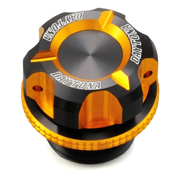 【11/1ポイント2倍&クーポン配布】DAYTONA デイトナオイルフィラーキャップ オイルフィラーキャップ M20XP2.5 ゴールド D91892(2417294)代引不可 送料無料