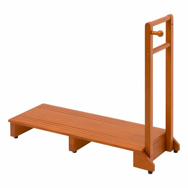 【25日は24時間限定クーポン配布】萩原 ハギハラ手すり付き 玄関踏み台 片手ワイドタイプ 幅100cm 転倒..