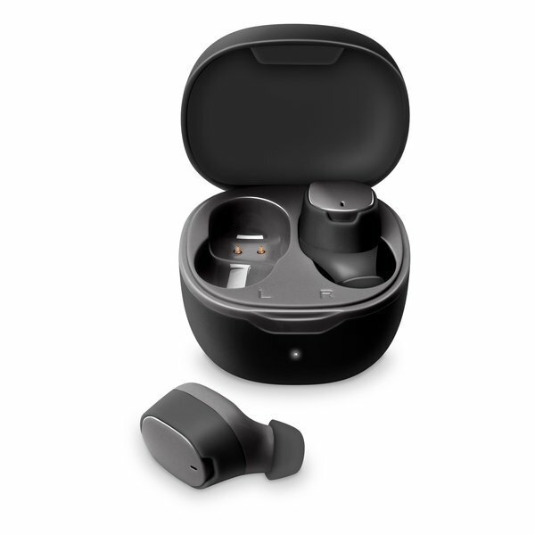 楽天KLAXON【25日は24時間限定クーポン配布】PGA ピージーエーPremium Style トゥルーワイヤレスステレオイヤホン ブラック×グレー PG-BTE14TW1BK（2514787）送料無料