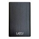 【5/1-5 楽天モバイル会員エントリーでポイント10倍】lazos ラゾス2.5インチ HDD SSDケース L-HC-B(2539400)送料無料