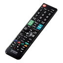 【9日20時〜限定クーポン!】ELECOM エレコムかんたんTVリモコン第2弾 三菱・リアル用 ブラック ERC-TV02BK-MI(2541012)送料無料