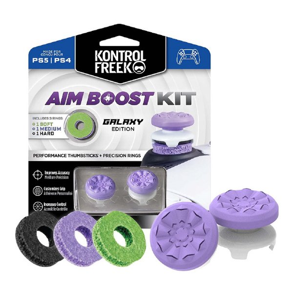 【15日限定クーポン配布】KontrolFreek(コントロールフリーク)Kontrolfreek Aim Boost Kit Galaxy PS5 RP2807PS5(2541386)送料無料