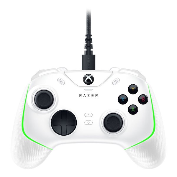 【スーパーSALE限定クーポンあり！】Razer レーザーゲームパッド Wolverine V2 Chroma White ホワイト USB /Windows /17ボタン RZ06-04010200-R3M1(2529639)送料無料