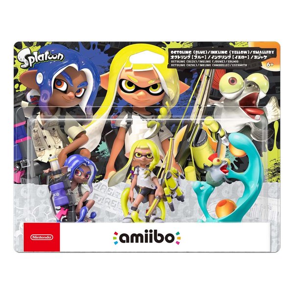 Nintendo 任天堂ニンテンドーamiibo スプラトゥーン トリプルセット インクリング イエロー ブルー コジャケ NVL-E-AE3F 2557394 送料無料