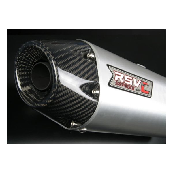 【15日は24時間限定クーポン配布！】ROUGH&ROAD ラフアンドロードバイク用マフラー RSV S3 プラスCサイレンサー シェルパ 00- RSV1404C(2491641)代引不可 送料無料