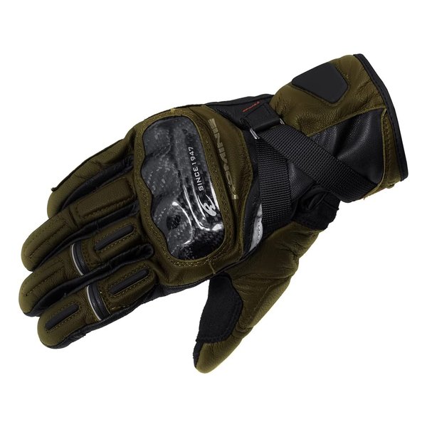 KOMINE コミネコミネ KOMINE バイク用 GK-844 WINDPROOF LEATHER GLV HG オリーブ L GK-844OLIVEL(2552113)送料無料