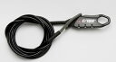 CROPS クロップスQ6ダブルループワイヤーロック ブラック CP-SPD09BK(2325992)代引不可 送料無料