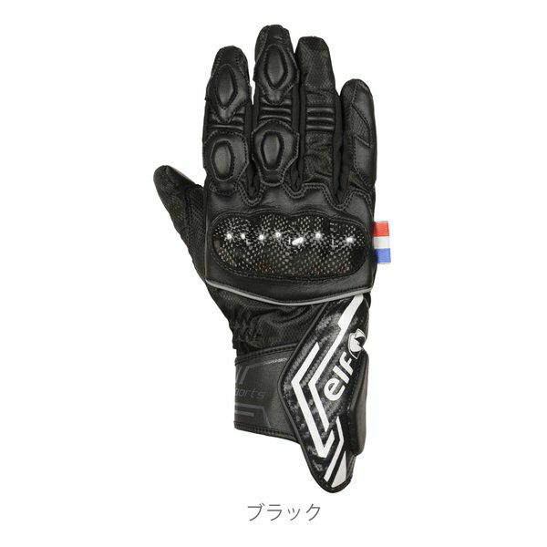 【15日は24時間限定クーポン配布！】elf エルフバイク用 オールシーズン EG-A510 ビアッジオグローブ ブラック Lサイズ EG-A510/ブラック/L(2532831)代引不可 送料無料
