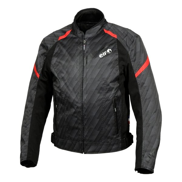 elf エルフELF EJ-W114 ファーチレスポルトジャケット ブラック&レッド LLサイズ EJ-W114BK&RDLL(2540099)送料無料