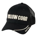 【5/1-5 楽天モバイル会員エントリーでポイント10倍】YeLLOW CORN イエローコーンYC-012 Free メッシュキャップ 帽子 フリーサイズ ブラック YC012BK(2560622)送料無料