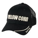 【15日限定クーポン配布】YeLLOW CORN イエローコーンYC-012 Free メッシュキャップ 帽子 フリーサイズ ブラック YC012BK(2560622)送料無料
