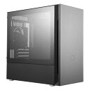 【19日20時~数量限定クーポン配布】Cooler Master クーラーマスタークーラーマスター Cooler Master Silencio S400 TG ミニタワー PCケース MCS-S400-KG5N-S00(2573395)代引不可 送料無料